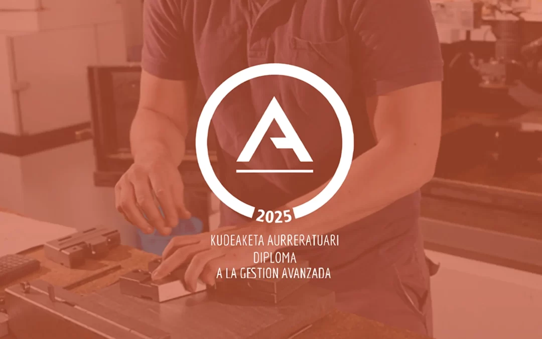 MIM en el espacio de Actualidad de SPRI tras recibir el Diploma a la Gestión Avanzada de Euskalit